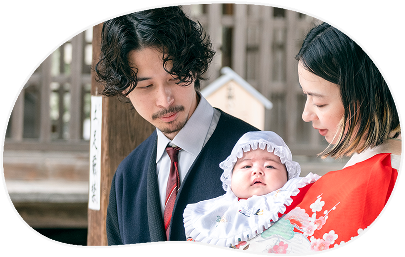 お宮参り+お食い初め撮影プラン